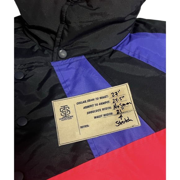 Vintage Gerry Ski Jacket Men's Medium Neon Retro Parka Coat‎ 80s Made in the USA - Picture 15 of 15